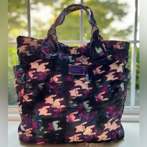 MARC by Marc Jacobs
Pretty Nylon Tote Bag, Black & Purple Multi